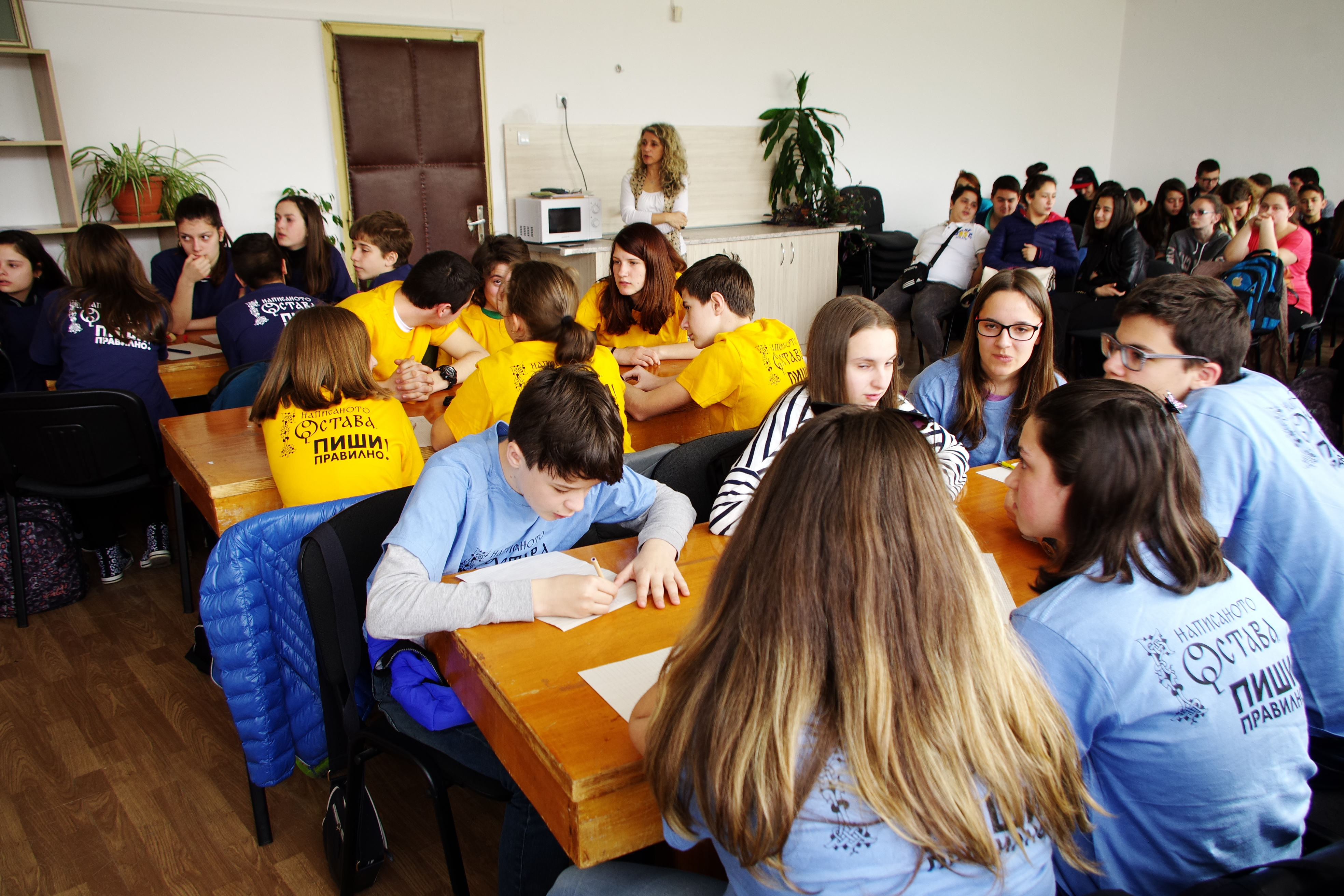 “The Written Word Remains. Write Correctly!” visiting the National High School “Sofia” again