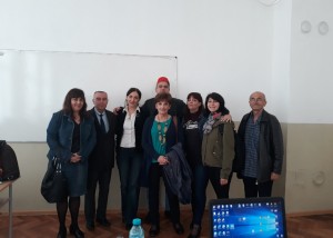 Учени от Института за български език в Професионалната гимназия по туризъм в град Самоков